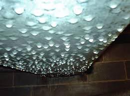 Water forming inside a crawl space